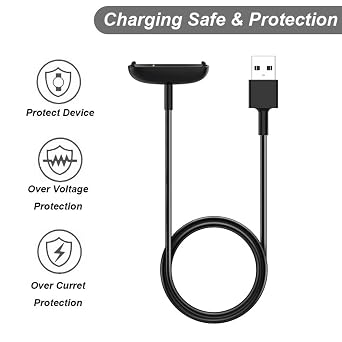 Emilydeals Charger for Fitbit Inspire 3, Replacement USB Charging Cable with 3.3ft Cord for Fitbit Inpsire 3 (1)