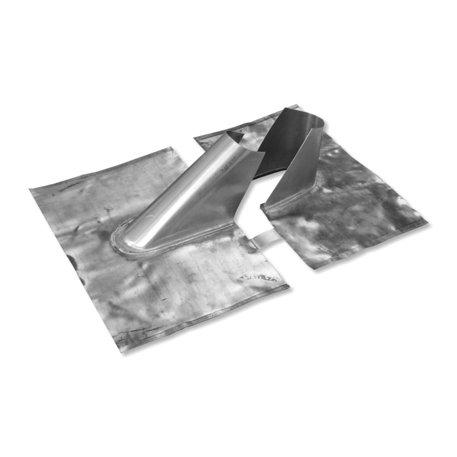 Reparatur Bleidachziegel 40 x 37 cm - ohne Kabeldurchführung I Antennenziegel für Mast bis 60 mm Durchmesser I Universal Dachdurchführung wetterfest zweiteilig I Zubehör Antennenmast