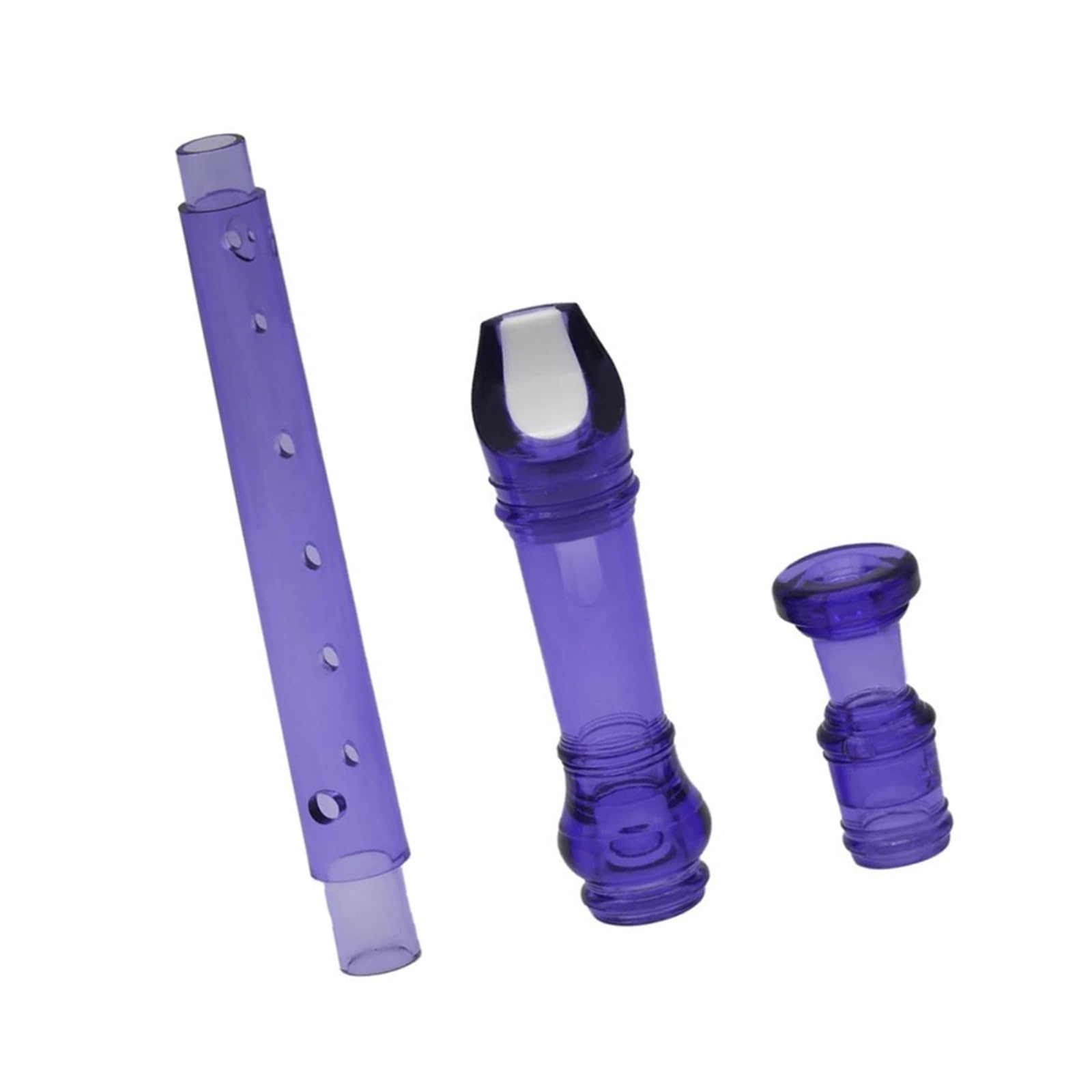 Flauto Dolce Professionale Registratore Acuti Staccabile In ABS (strumento A Fiato)(Blue)