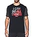 Under Armour Men's SC30 ICDAT T-Shirt, Black/Graphite, Large