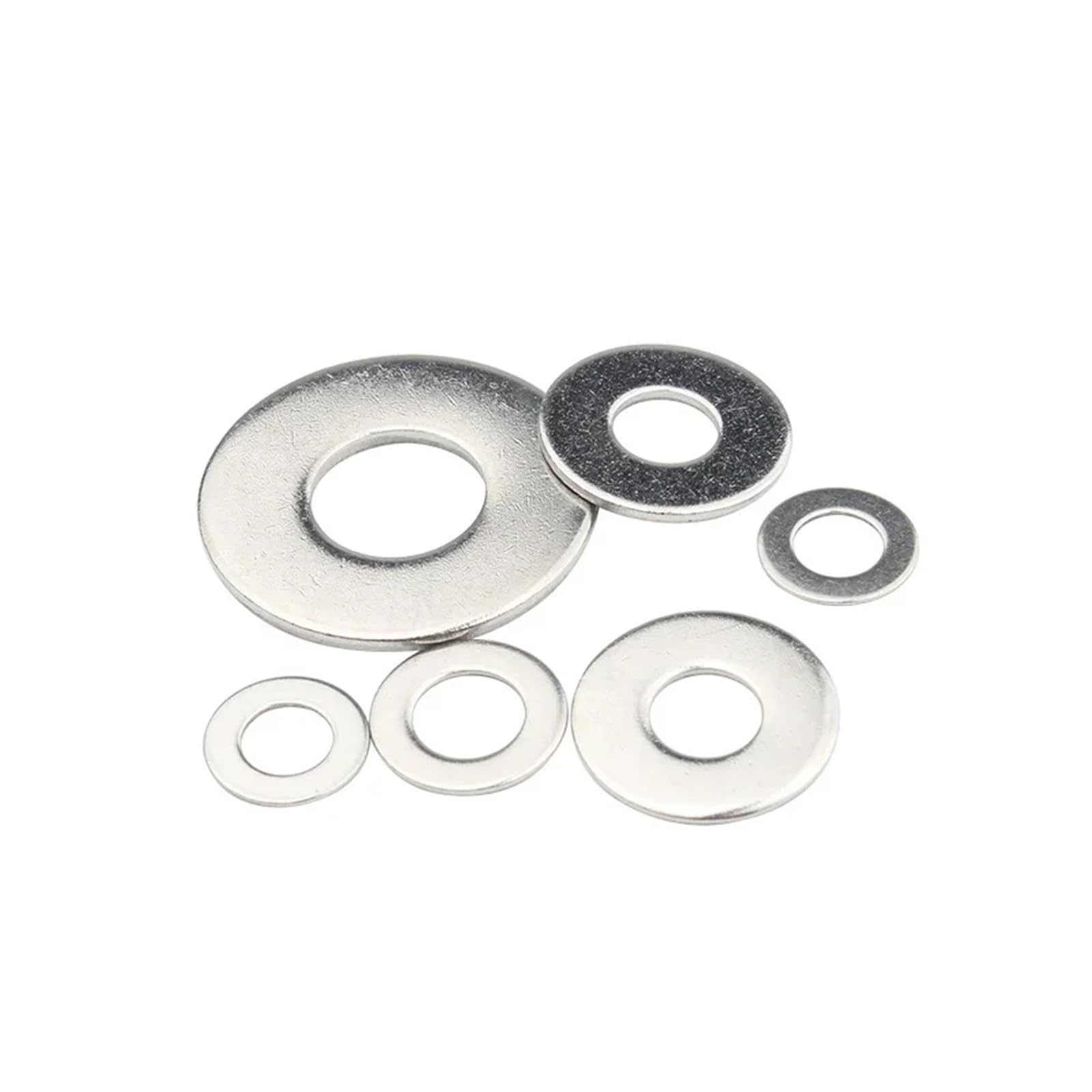 10/30 Stück verzinkter Stahl, flache Unterlegscheiben, O-Ring, Unterlegscheiben, Dichtung, feste Dichtung, flache Dichtung, Abstandshalter, Kit M3 M4 M5 M6 M8 M10 M12(M10x30x2.5,30Pcs)
