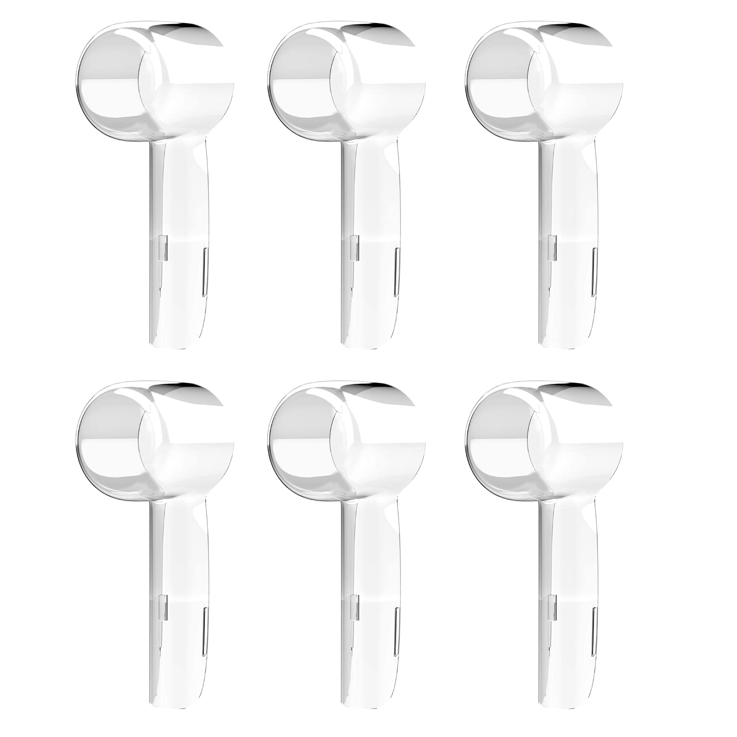 6 Pack Electric Toothbrush Brush Head Protection Cover for Oral b Brush Protection Cover for Travel and Home, Convenient for Travel and More Sanitary to Keep Germs Dust Away for Better Health