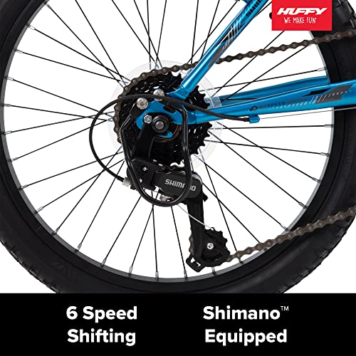 Huffy Kids Hardtail Mountain Bike For Boys, Stone Mountain 20 Inch 6-Speed, Metallic Cyan (73808) #TOP2