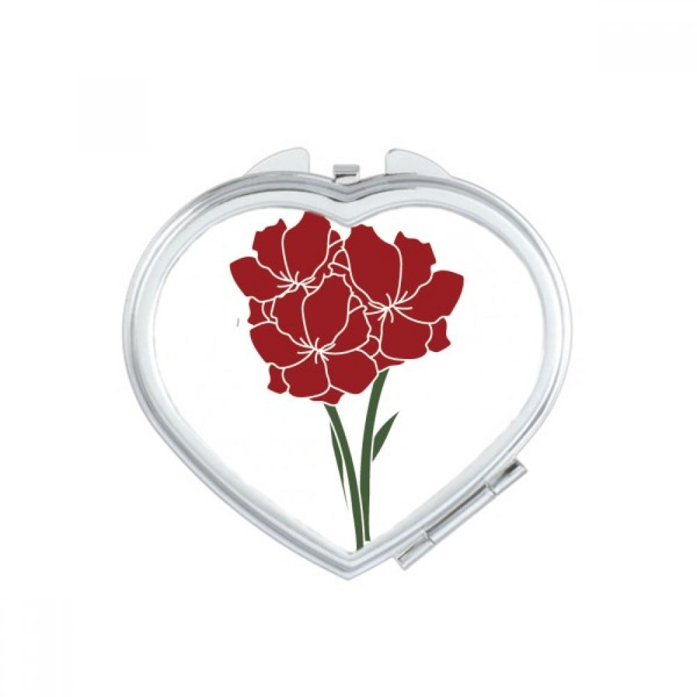 Miroir mignon de poche cadeau floral multicolore pour anniversaire et fêtes