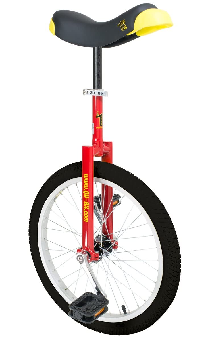 MONOCICLO QU-AX LUXUS 20"LL.ALU.CUB.AMAR.COLOR ROJ