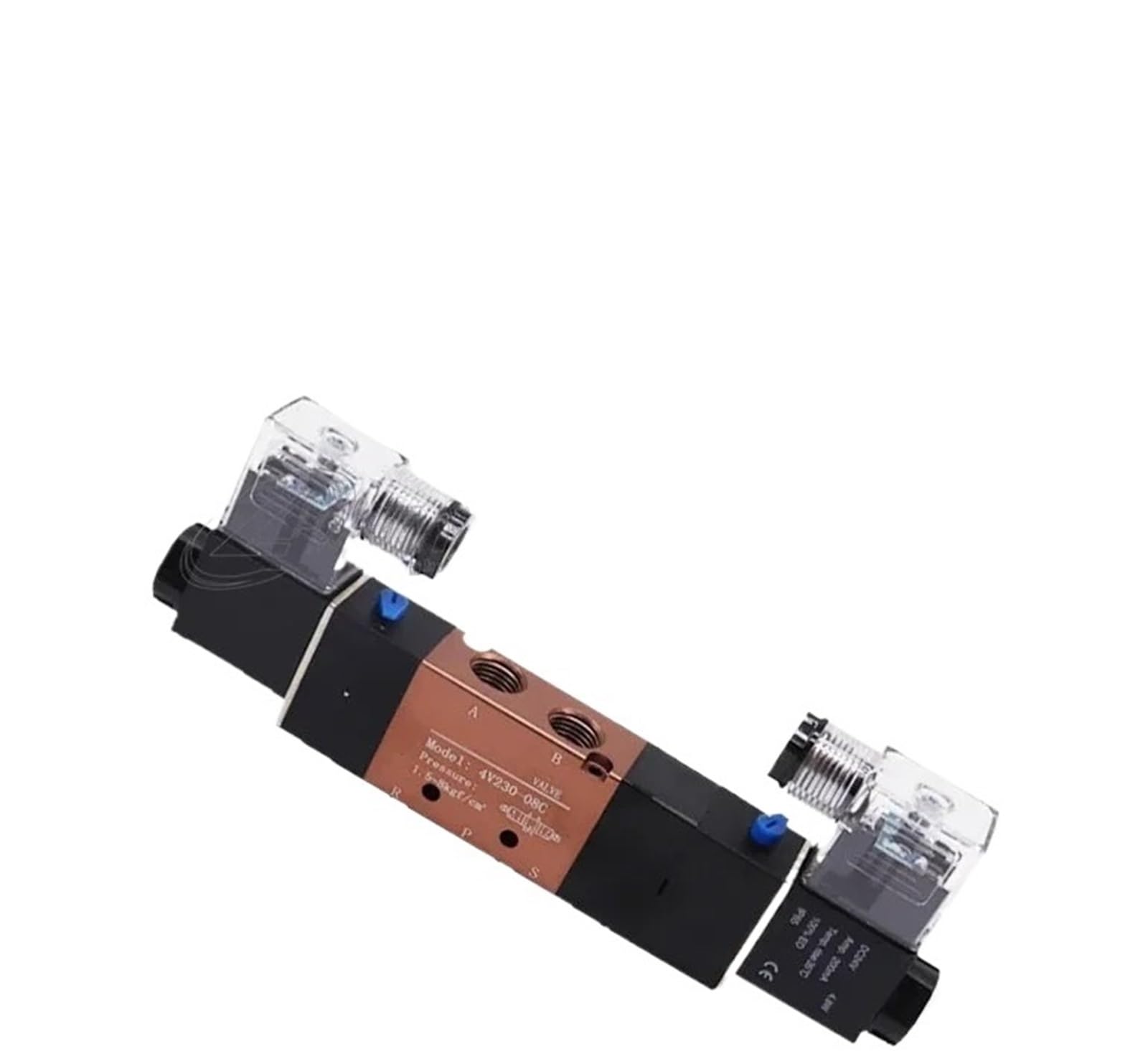Bvdwuelgv 4V230-08 Ac220v 4V230c-08 Middle Seal Solenoid Valve 3-Position 5-Way Ac220v Dc24v