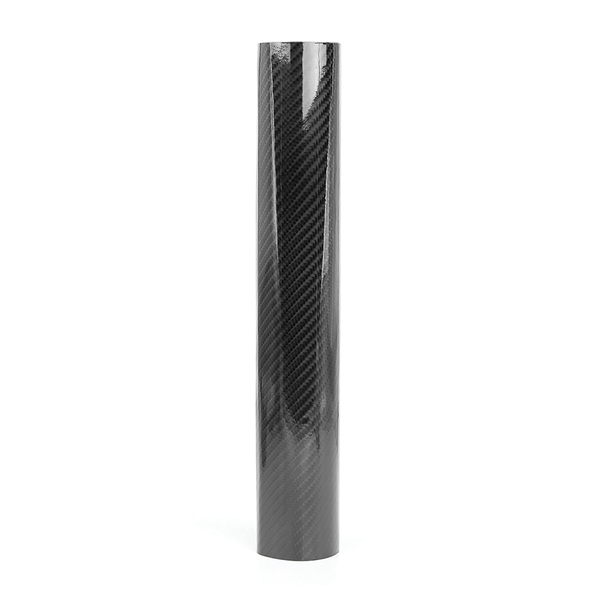 uxcell Film vinyle autocollant extensible en fibre de carbone 6D sans bulles pour voiture, 152 x 60 cm, noir