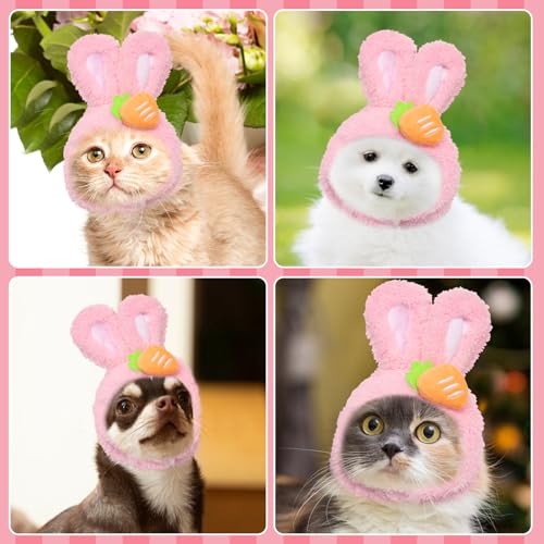 Gorro de Conejo para Mascotas ALIBBON para Pascua miniatura 3