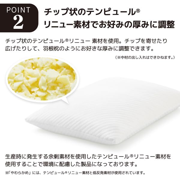 Amazon｜テンピュール(Tempur) 枕 まくら プリマピロー ふつう 50x70cm