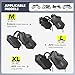 Rhinowalk Saddlebags 48L(24L*2) Waterproof Motor Side Bags Travel Luggage Motorbike Panniers for most Adventure and Sport Motorcycle Racks, 1 Pair