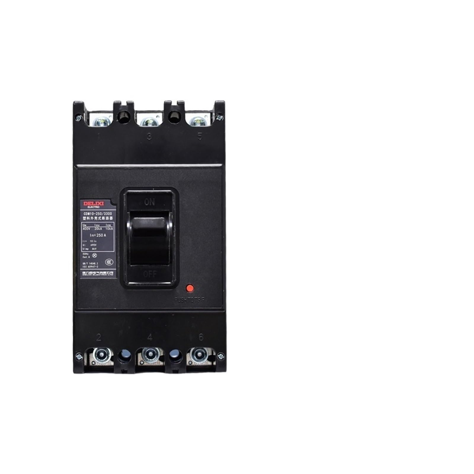 interruttore automatico, Interruttore automatico in plastica CDM10-100 3300 60A80A100A pneumatico trifase 380(20A)