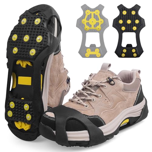 Crampons à glace pour chaussures pour marcher sur la neige sans glisser