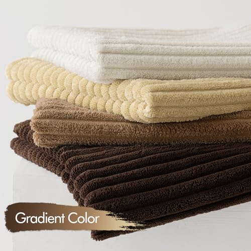Slozzi Set of 4 Corduroy Cushion Covers, Sofa Cushion Covers, Decorative Cushion Cover, Couch Cushion, Soft, for Sofa Bedroom - Image 3