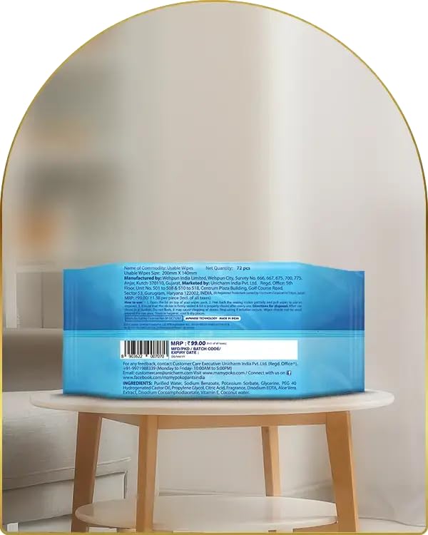 Image of Mamy Po-ko Komal Care Wipes PACK OF 2