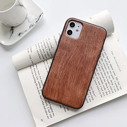 Coque en bois véritable haut de gamme iPhone XR X XS Max 7 8 Plus