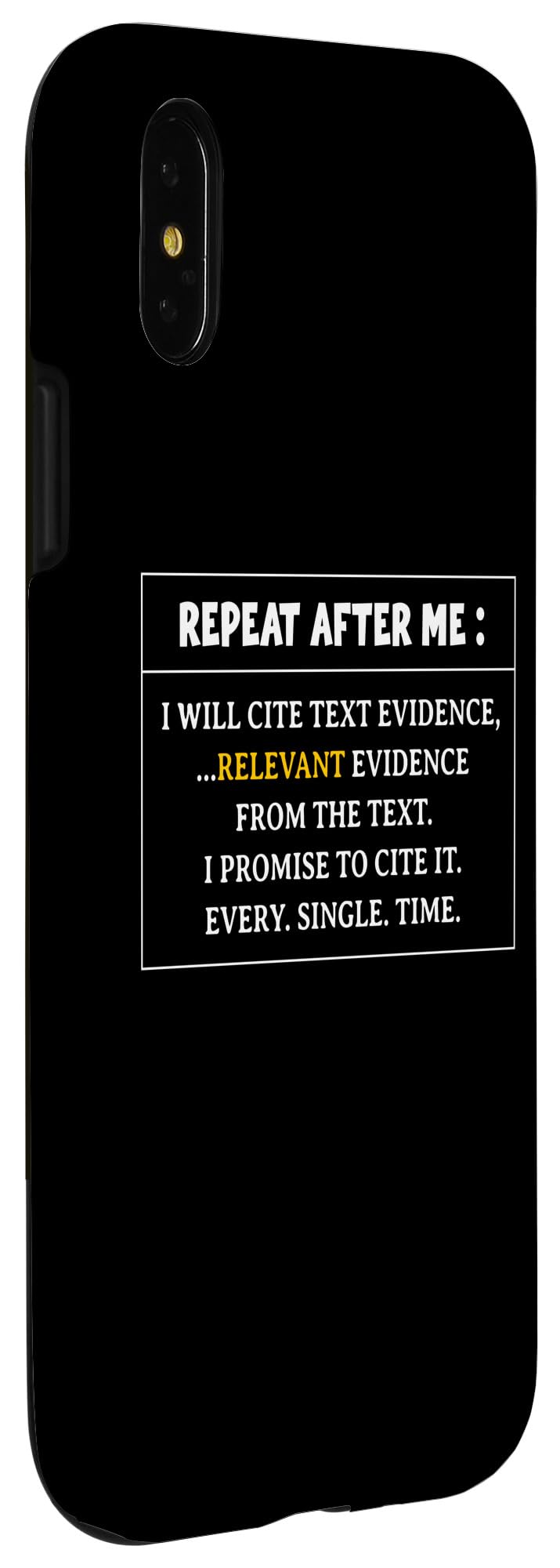 Amazon.co.jp: iPhone X/XS Prove It - 引用文 証拠 英語 学生 教師 スマホケース : 家電＆カメラ