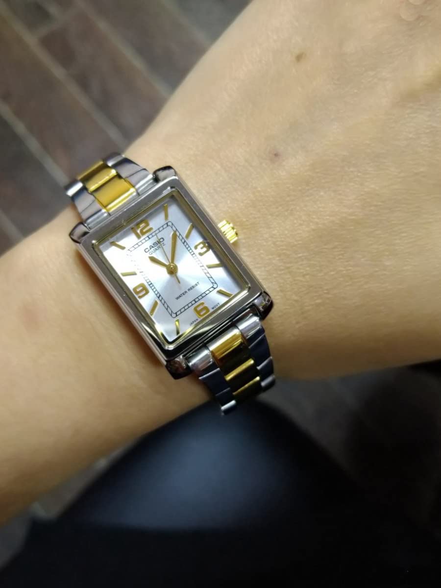 Casio Collection LTP-1234PSG-7A, Reloj para Mujer, Bicolor