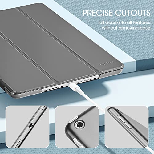 Image of ProCase for iPad 9th / 8th / 7th Generation Case 10.2 Inch (2021 /2020 /2019 Release), 10.2 iPad Case 9th / 8th / 7th Gen Cover, Slim Smart Cover with Translucent Hard Shell Back -Metallic | Protective Smart Case Cover Compatible with 10.2 Inch iPad 9 /8 /7