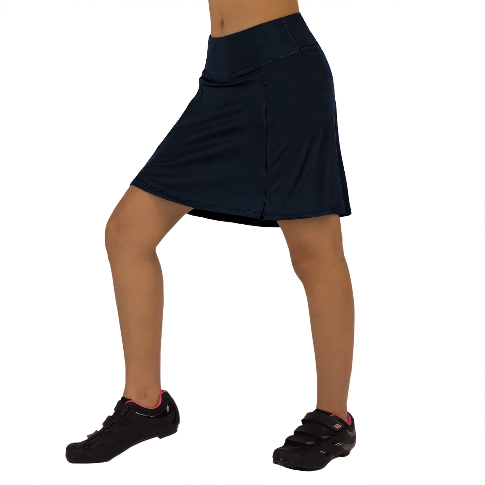 beroy Radlerhose für Damen, 3D-Gel, gepolstert, mit Taschen, für den Innenbereich, Radsport