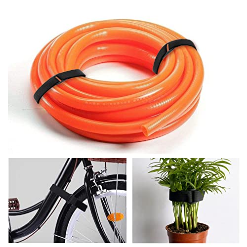 WSZJINB 16Ft x 1In Adjustable Cable Straps with 25 Buckles, Free Cut Length, Black Reusable Fastening Cable Ties, Hook and Loop Securing Strap for Cable Tidy, Wire Management, Cord Organiser, Black by WSZJINB - Image 6