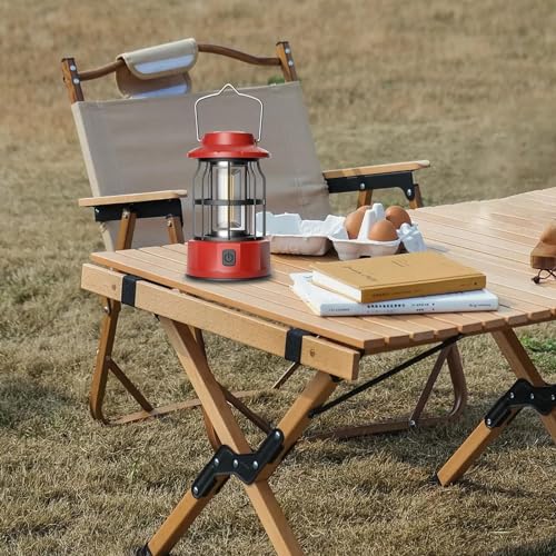 Lanterne de camping rechargeable longue durée et lampe suspendue extérieure COB