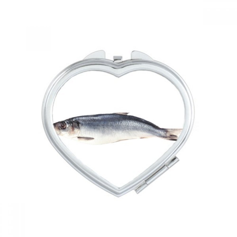 Miroir de poche mignon petit cadeau pour femme à motif coeur
