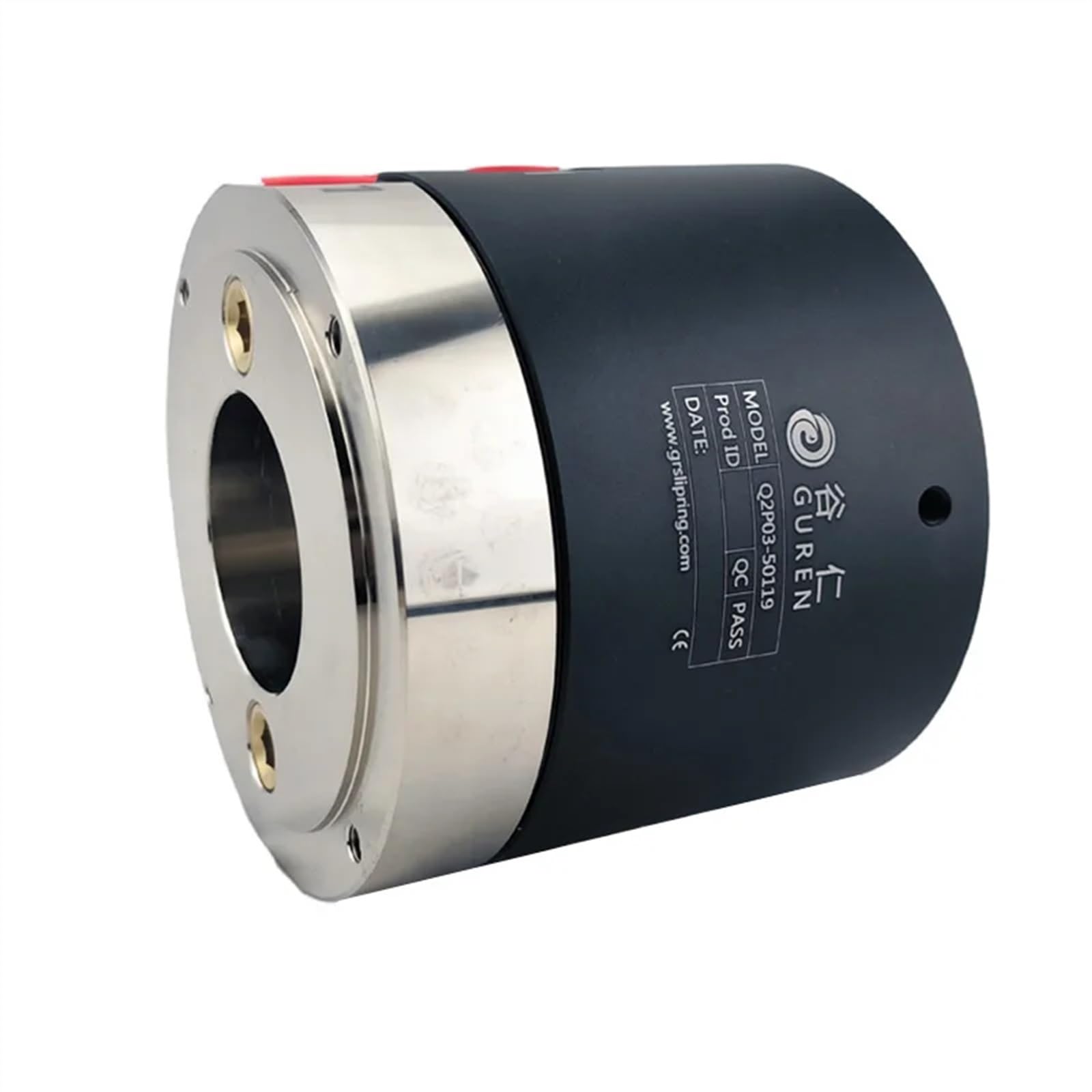 Joint rotatif pneumatique à grande vitesse à sortie d'extrémité Joint pneumatique multivoies à bague collectrice à 360 degrés