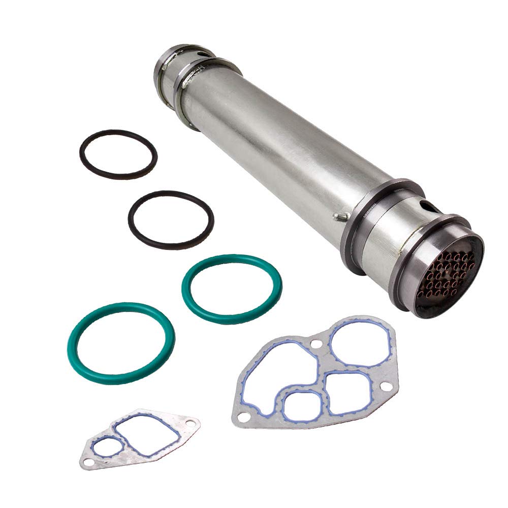 maXpeedingrods 904-225 Engine Oil Cooler for Ford F250 F350 F450 F550 E250 E350 E450 V8 7.3L Diesel Engine with Gasket and Seals 1994.5-2003