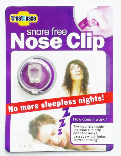 Snore Free Nose Clip - Anti Snoring Device - Quieter Restful Sleep