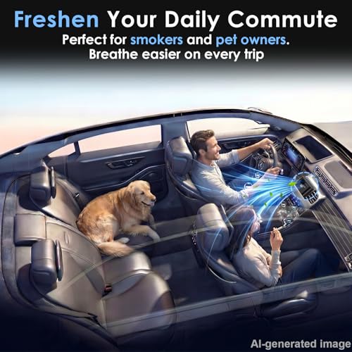 Yakry Mini Car Air Purifier Ionizer