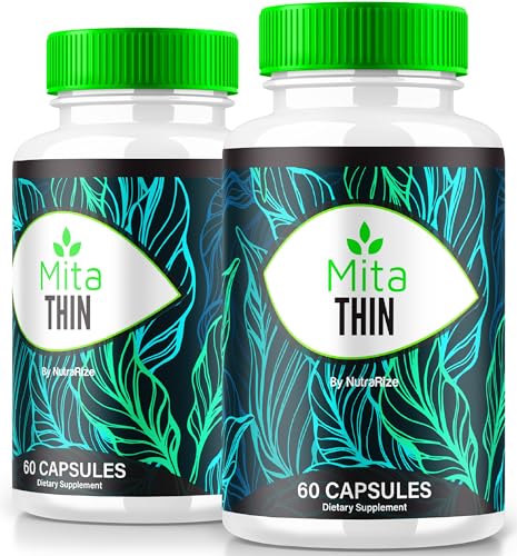 NutraRize (2 Pack) MitaThin Capsules, Official Mita Thin Keto Formula, All Natural Keto Supplement to Give Energy and Support Healthy Body, Keto Fitness Pills, Reviews (120 Capsules)