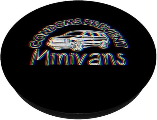 Miniatura 2 de Condoms Prevent Minivans Funny Sarcastic Men Women PopSockets Swappable PopGrip