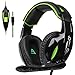 SUPSOO G813 Xbox One PS4 Gaming Headset da 3,5 mm cablato Over-ear isolamento del rumore Microfono Controllo del volume per Mac/PC/Laptop / PS4 / Xbox One - Nero