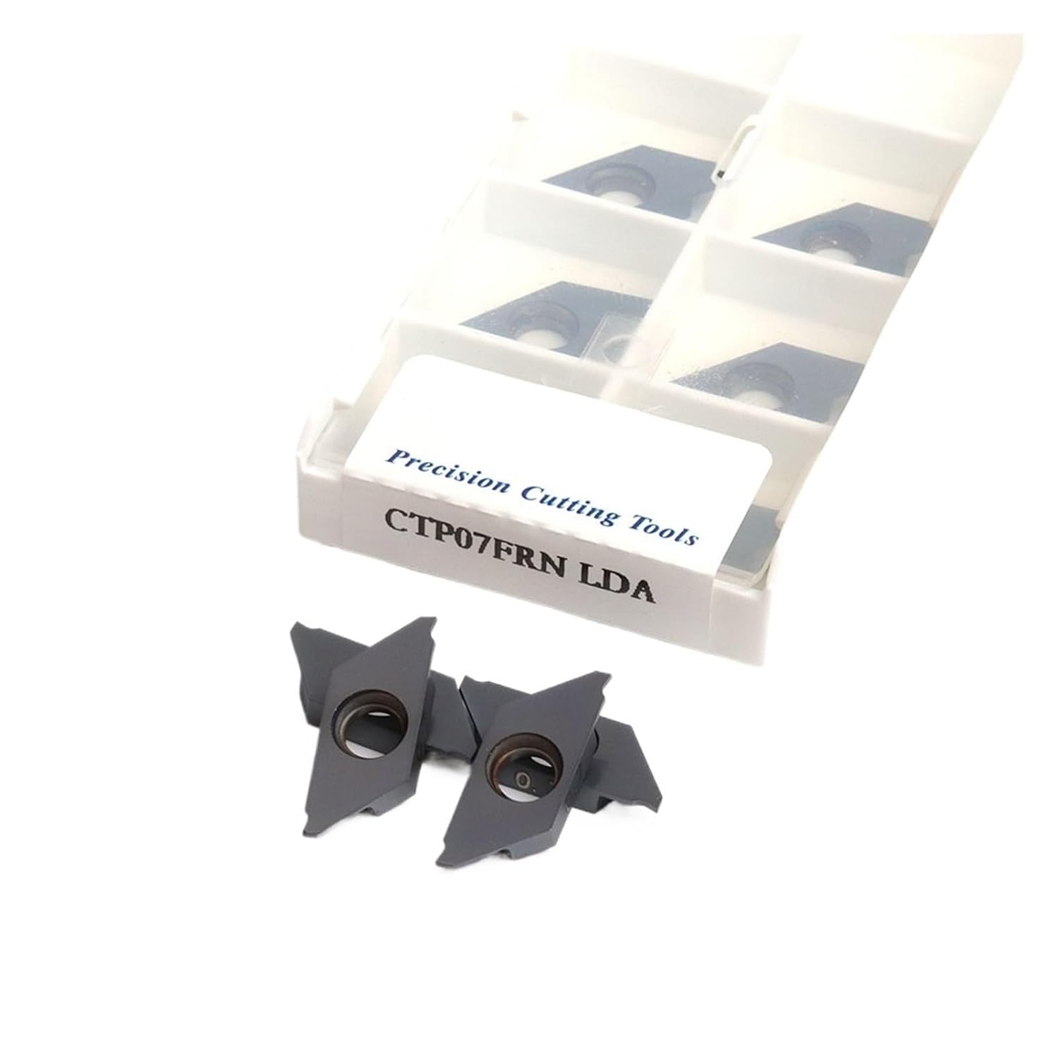Metal indexable Turning Blade 10PCS CTPA20FR K15 CTP07FRN LDA Hard Alloy External Turning Tool Parts Suitable for Steel and Stainless(CTPA20FR K15)