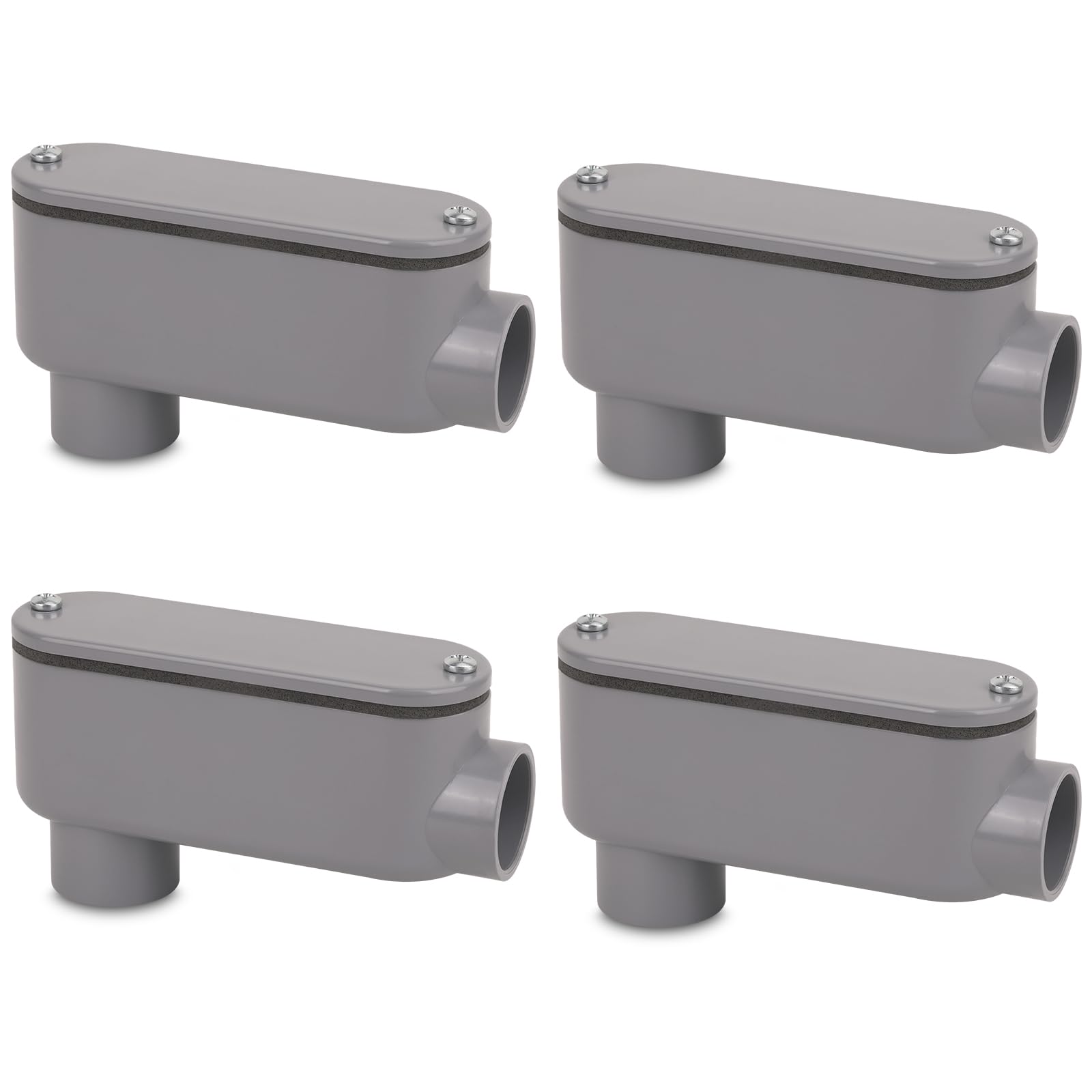 Snapklik.com : CKVIHAV 4Pack 3/4 Inch Rigid PVC Conduit Body Type LB ...