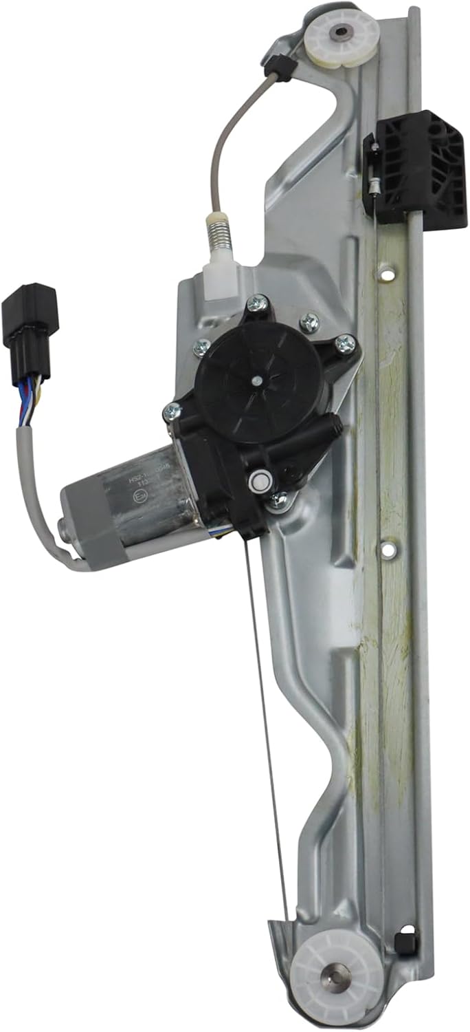 TRQ Rear Driver Side Power Window Motor and Regulator Assembly Compatible with 04-05 BMW 525i 530i 545i 06-07 525i 530i 550i M5 08 528i 535i 550i M5 09-10 528i 535i 550i M5