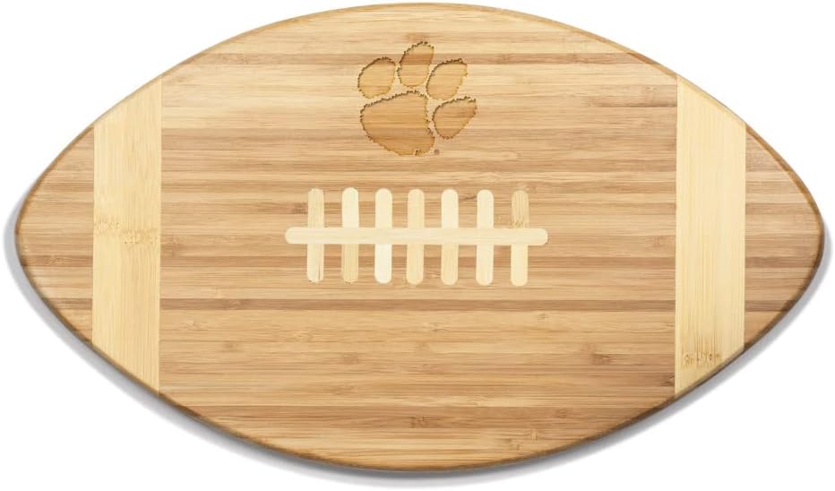 PICNIC TIME NCAA Clemson Tigers Touchdown! Bamboo Cutting Board