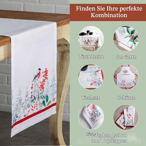 Maison d'Hermine Tischläufer 100 % Baumwolle Einlagig (50 cm x 150 cm) – Ansicht 6