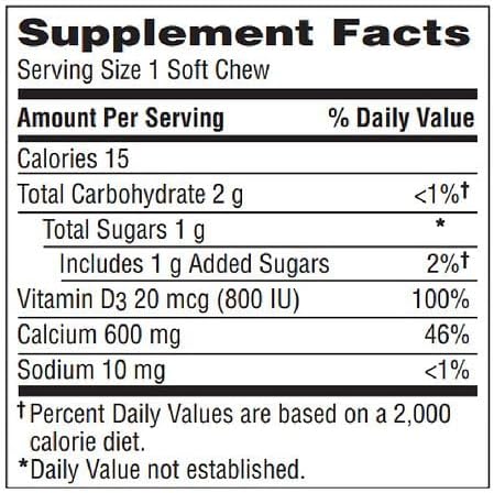 Miniatura 4 de Caltrate Trufa de chocolate suave con calcio y vitamina D, 60 unidades (paquete de 4)