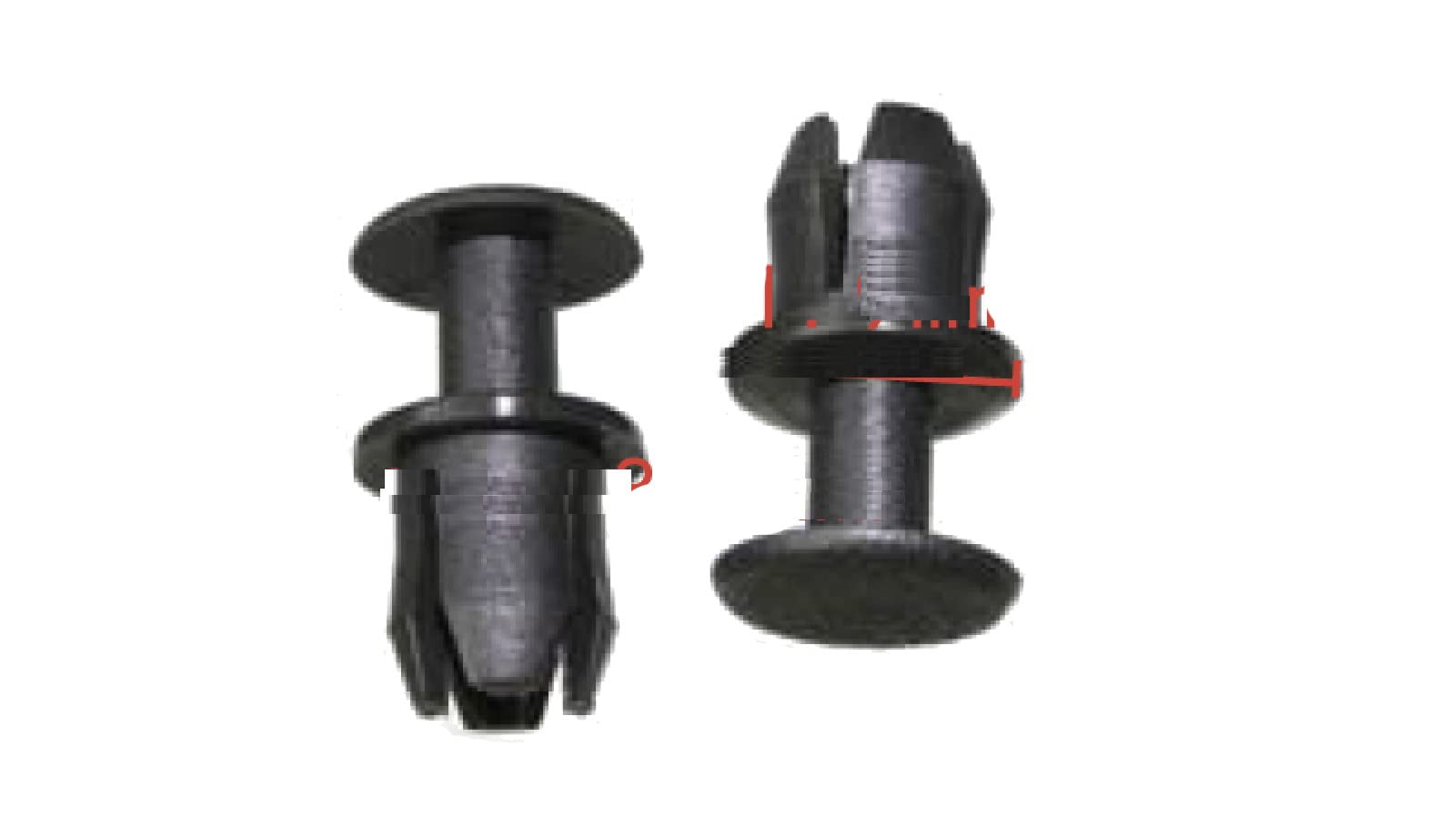 Amazon.com: Autobahn88 Push-Type Clip, compatible with Mercedes 