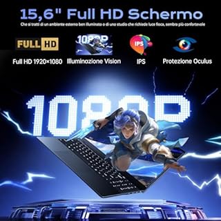 ACEMAGIC 2026 15,6" PC Portatile 4300U,Fino a 3.7 Ghz(Superiore a 3500U/N150/N95/N355) 16GB 512GB,Laptop con Italiano Pellicola Protettiva per Tastiera,PC Portatile in Offerta,HDMI,Notebook Ufficio