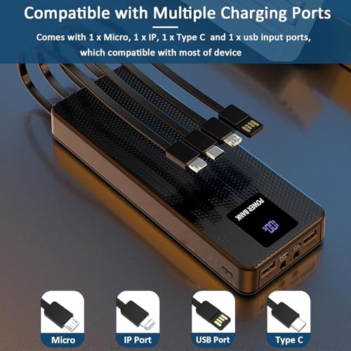 Caja 10x18650 Power 5V-2.1A con salida Micro Tipo C y cables para banco DIY 4