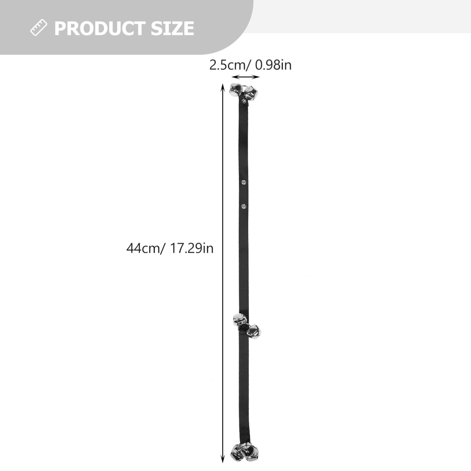 ifundom Portable Pet Training Aid Dog Door Bell Strap with Durable Bells for Potty Training Lightweight and Easy to Install for All Dog