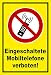 Produktbild Schild - Mobiltelefone verboten - 60x40cm - Bohrlöcher - 3mm Aluverbund  S00355-031-C 20 VAR