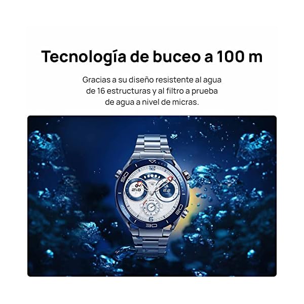 HUAWEI Watch Ultimate Smartwatch, iOS & Android, Material Innovador de Metal líquido, Tecnología de Buceo a 100 m - Imagen 5