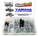 Specbolt Fasteners Brand 150pc Bolt Kit. Fits: Yamaha Blaster YFS200 ATV Maintenance Body fenders lugs Motor Engine Exhaust
