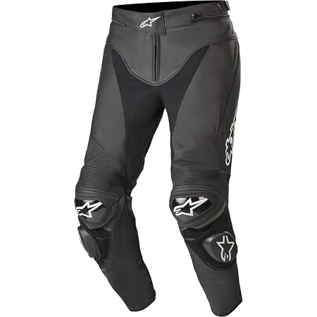 Amazon.com: Alpinestars Track V2 - Pantalones de cuero para motocicleta,  color negro, 44 : Automotriz