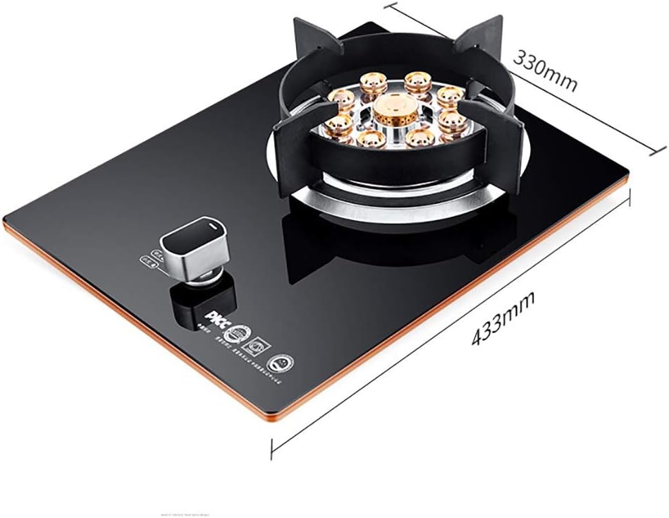 Upgrade Gas Stove Built-in Home Kitchen LPG/NG Gas Cooker with Flame Failure Protection Easy to Clean[Energy Class A] [Energy Class A] (Color : B Size : LPG) (C LPG)