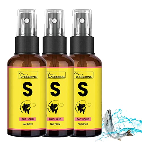 NAIXUE Freshwater Fish Attractant, Natural Bait Scent Fish Attractants For Baits, Lures Liquid Attractant, Fishing Baits Attractants, Fishing Equipment Accessories For Carp, Bass And Trout