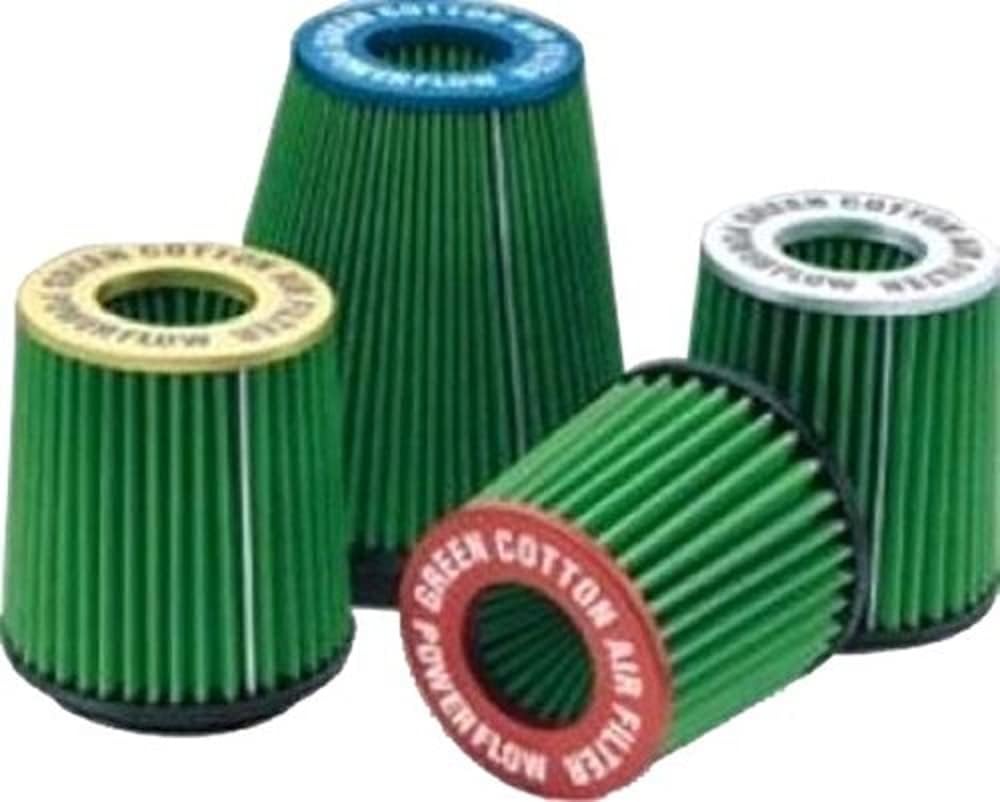 Green CA2.100 Power-Flow Universal Conical Filter, Silver